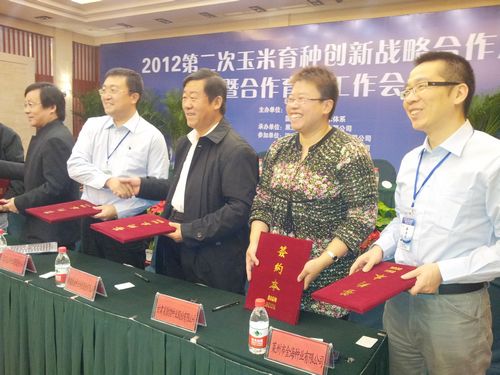 敦煌種業(yè)與國內9家種子企業(yè)簽署玉米育種創(chuàng)新戰(zhàn)略暨合作育種協議